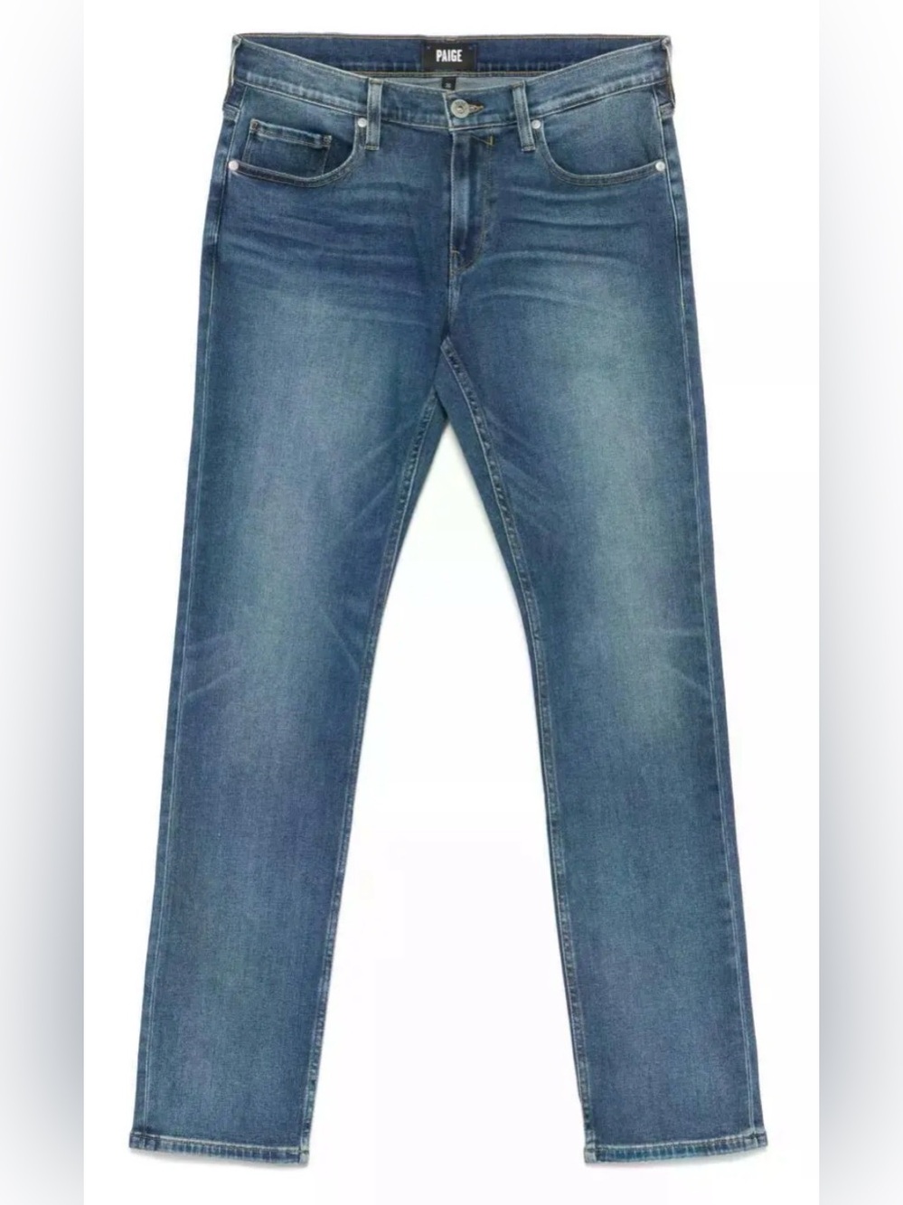 PAIGE Slim Fit Federal Men's Blue Denim Jeans 32 - Picture 2 of 13